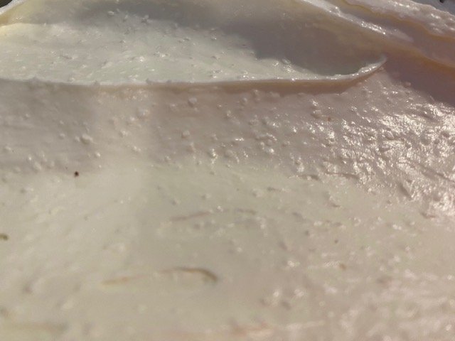 Helado sabor de coco
